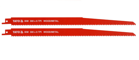 Yato brzeszczot BIM 6TPI 300mm 2 sztuki YT-33935