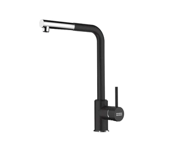 Franke bateria zlewozmywakowa Sirius Side onyx z wyciąganą wylewką 115.0668.279