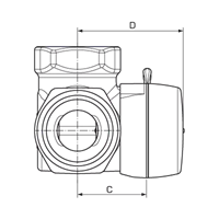 ESBE Zawór mieszający VRG131 3-drogowy GW 5/4" KVS16 11601200