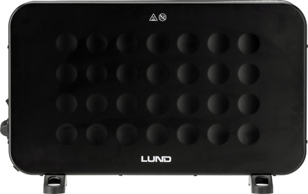 Lund grzejnik konwektorowy 2000W czarny 68651