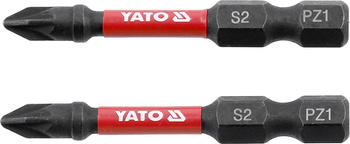 Yato bity udarowe  PZ1 1/4" x 50mm  2 sztuki YT-78043