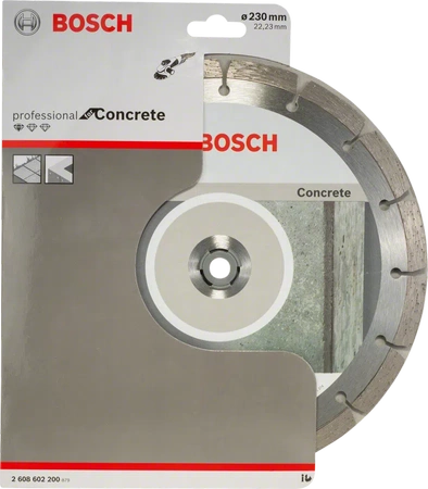 Bosch diamentowa tarcza tnąca Standard for Concrete 230x22,23x2,3x10mm 2608602200