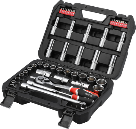 Yato zestaw narzędziowy 1/2" 60-elementowy YT-12660
