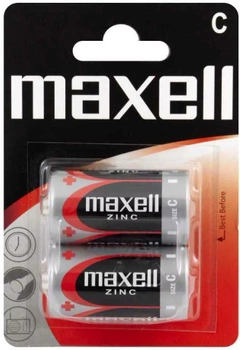 Maxell bateria  cynkowo-węglowa  R14C  2 sztuki