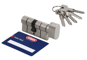 Abus wkładka bębenkowa z gałką KD10 55/40 klasa 5.2 nikiel perłowy WK-AB-142
