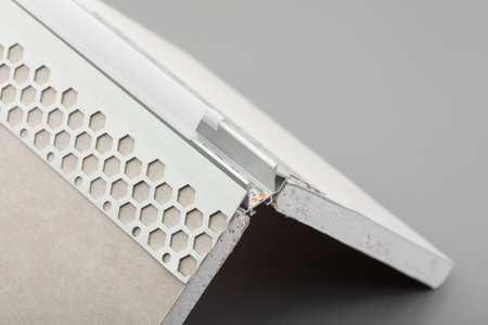 Hogert profil LED GLAX kątowy zewnętrzny do płyt GK 3m