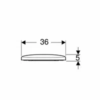 Koło deska sedesowa Nova Pro Click2Clean owalna M30125000