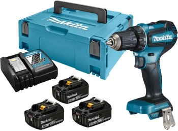 Makita wiertarko-wkrętarka 18V 3x3,0Ah w walizce DDF485RFJ