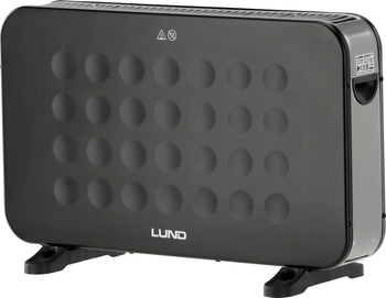 Lund grzejnik konwektorowy 2000W czarny 68651