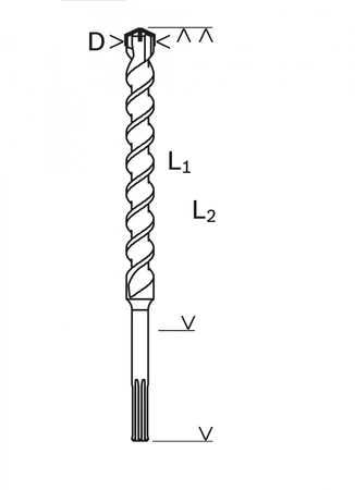 Bosch wiertło do młotów SDS Max-4 35x400x520mm 2608685876