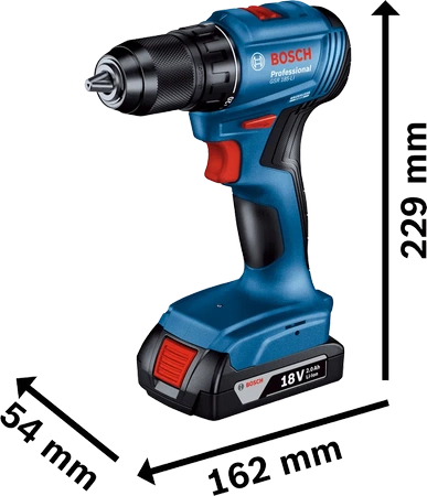 Bosch akumulatorowa wiertarko-wkrętarka GSR 185-LI 06019K3000