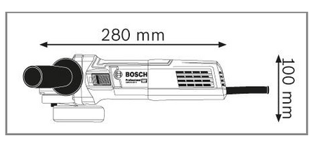 Bosch szlifierka kątowa 900W 125mm GWS 9-125 S 0615990N3G