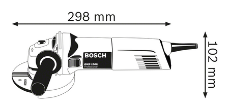 Bosch szlifierka kątowa GWS 1000 0601828800