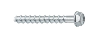 Wkręt-met wkręt do betonu z łbem szcześciokątnym 6x80mm WDBLS-06080