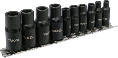 Yato zestaw adapterów do gwintowników 10-elementowy YT-29280