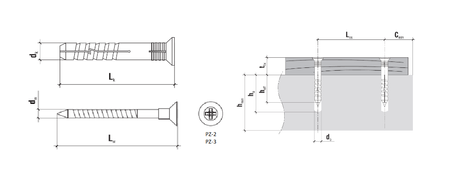 Wkręt-Met kołek szybkiego montażu SM Nylon 6x40mm 200 sztuk SM-06040