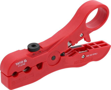 Yato ściągacz izolacji RG59 RG6 RG7 RG11 YT-22760