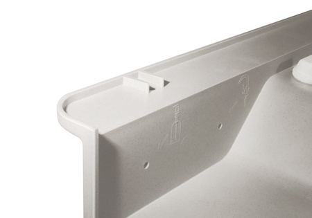 Diamond komora gospodarcza duża jasny granit 61x44x23cm KOMORA GOSP-J-DUŻA