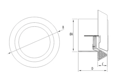 Dospel anemostat AN 100 007-0198