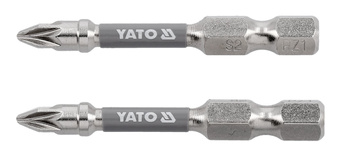 Yato bity 1/4"x50mm PZ1 Ni 2 sztuki YT-78023