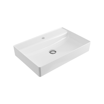 Excellent umywalka nablatowa prostokątna z otworem na baterię biały połysk Rima 2.0 60x40cm CEEX.4901.600.WH
