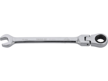 Yato klucz płasko-oczkowy z grzechotką i przegubem 10mm YT-1676