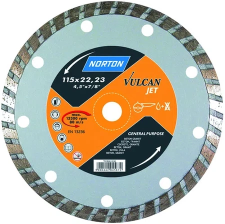 Norton tarcza diamentowa Vulcan Turbo Jet 180x22,23mm 70184625187