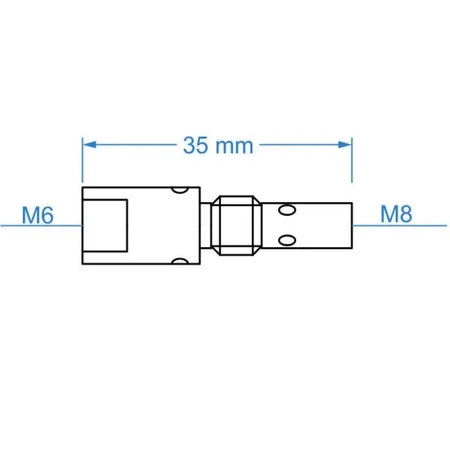Tecweld łącznik prądowy TW25 miedź MAC0207