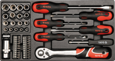 Yato skrzynka z narzędziami 80-elementowa YT-38951