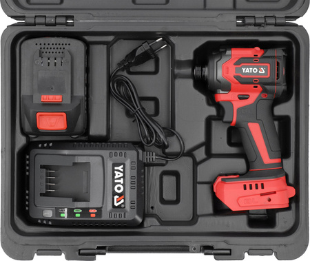Yato zakrętarka udarowa 18V HEX 230Nm 4Ah YT-82798