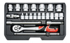 Yato zestaw narzędziowy 3/8" 22 elementy YT-38561