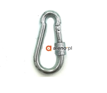 Karabińczyk do lin z zabezpieczeniem 11mm