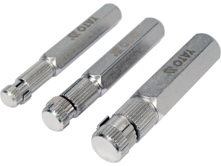 Yato zestaw do wykręcania nypli 3/8" 1/2" 3/4" YT-21793