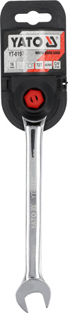Yato klucze płasko-oczkowe z grzechotką 16mm YT-0197
