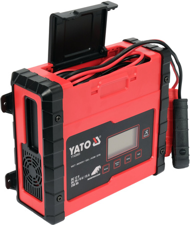 Yato prostownik elektroniczny 12V/2A/8A/15A YT-83003