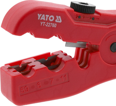 Yato ściągacz izolacji RG59 RG6 RG7 RG11 YT-22760