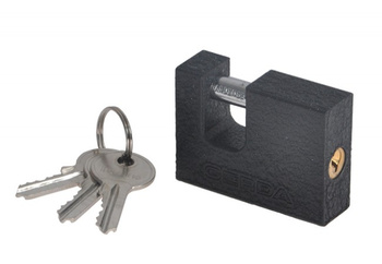 Gerda kłódka trzpieniowa żeliwna KZT 80mm