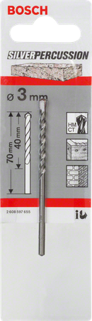 BOSCH wiertło do betonu SILVER CYL-3 3x70 mm 2608597655