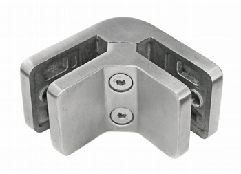 Uchwyt narożny 45x72mm do szkła 8-12,76mm AISI 304 szlif GC.012.XX.04.S