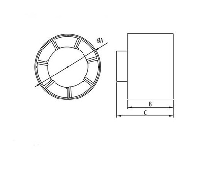Dospel wentylator Euro 1 007-0051