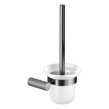 Cersanit szczotka do WC ścienna Zen czarna gun metal S951-900