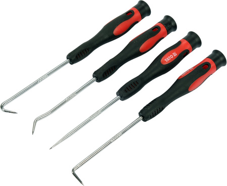 Yato zestaw haczyków z rękojeścią 4-elementowy YT-0843