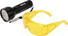 Yato zestaw latarka UV 51 led z okularami UV YT-08581