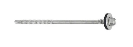 Wkręt samowiercący z podkładką EPDM do mocowania płyt warstwowych do podłoża drewnianego WSW-6 5,5x90mm