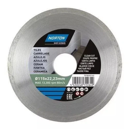 Norton tarcza diamentowa Cee Ceramic Tiles 180x22,22mm 70184601276