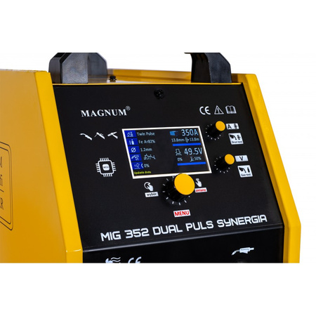 Magnum półautomat spawalniczy MIG 352 Dual Pulse Synergia LCD 4x4