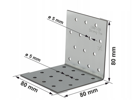 Simpson Strong-Tie złącze kątowe 80x80x80x2mm ANPS208880