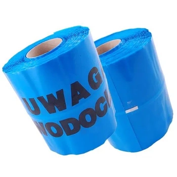 Taśma ostrzegawcza z wkładką metalową