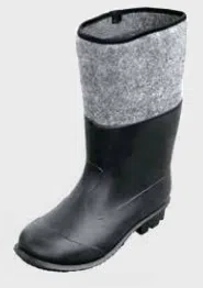 Best buty gumowo-filcowe PVC rozmiar 44