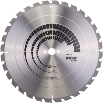 Bosch tarcza pilarska Construct Wood 450x30x3,8mm 2608640694